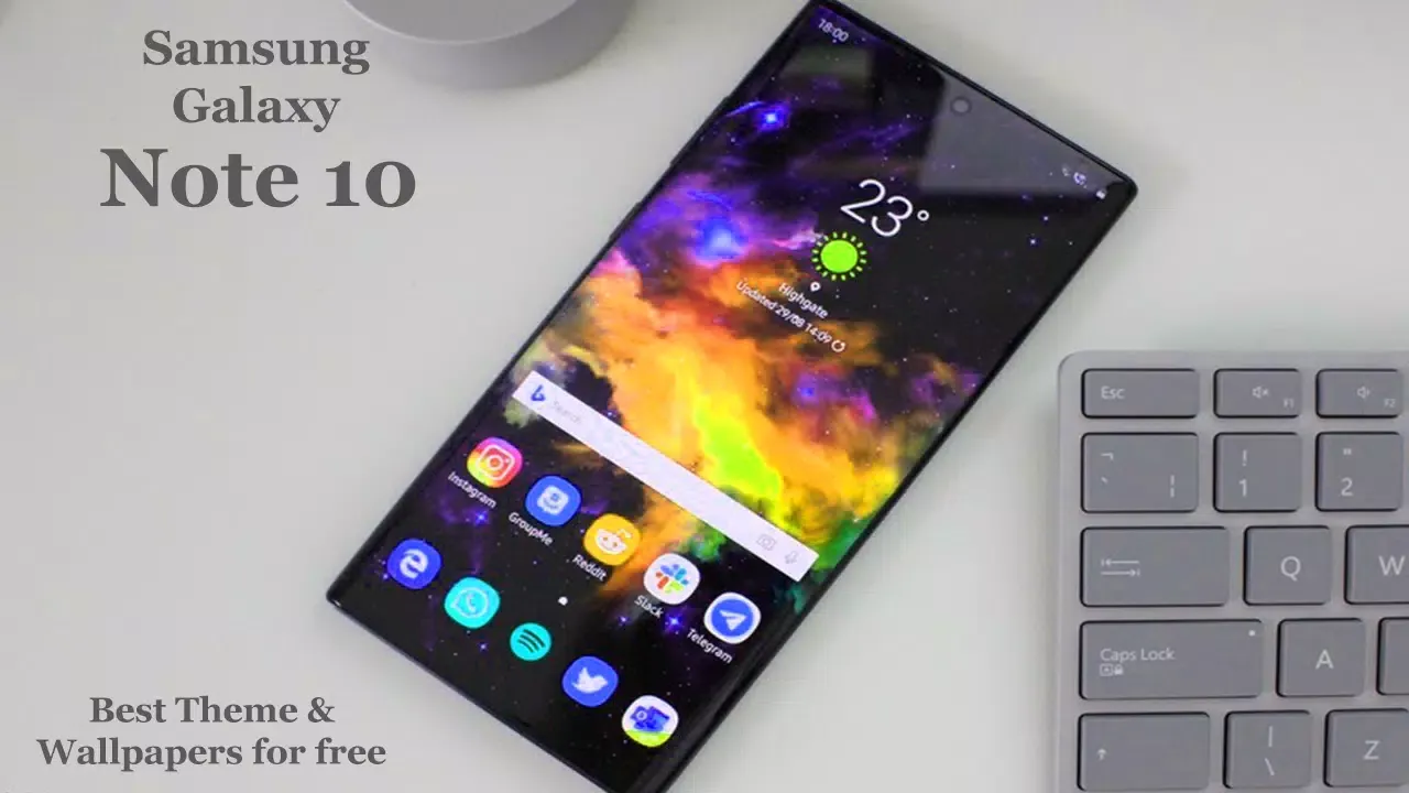 Captures d'écran de Theme for Galaxy Note 10