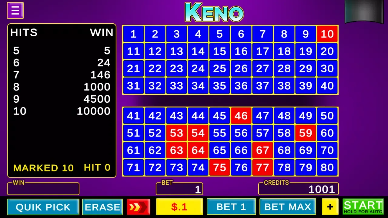 Keno Screenshots