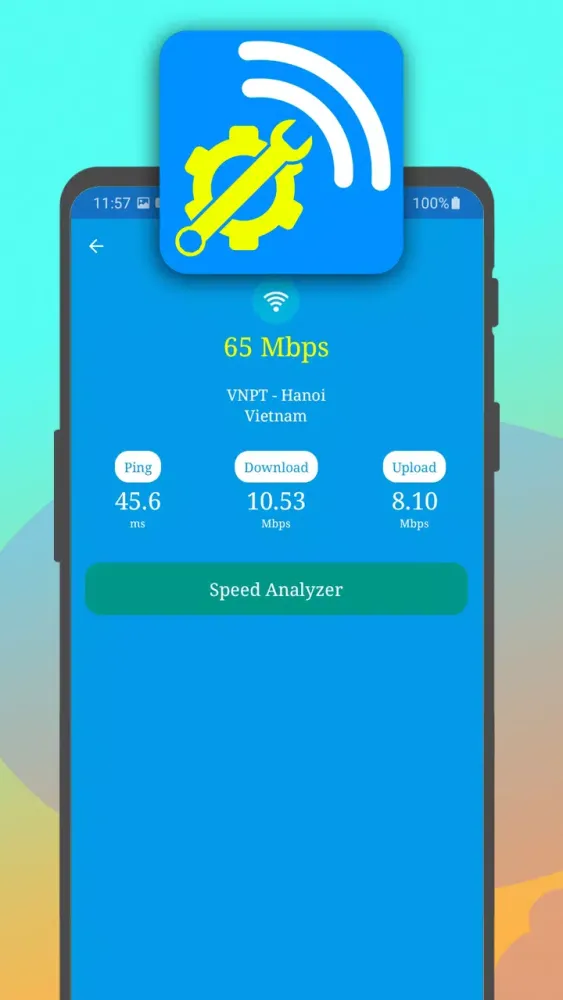 internet speed WiFi analyzer スクリーンショット