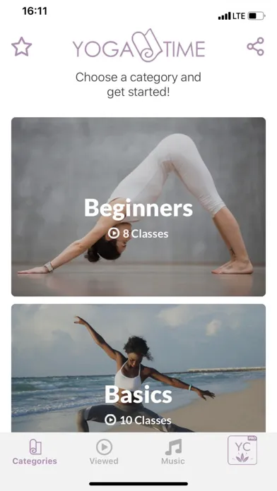Ảnh chụp màn hình của Yoga Time: For Beginners & All