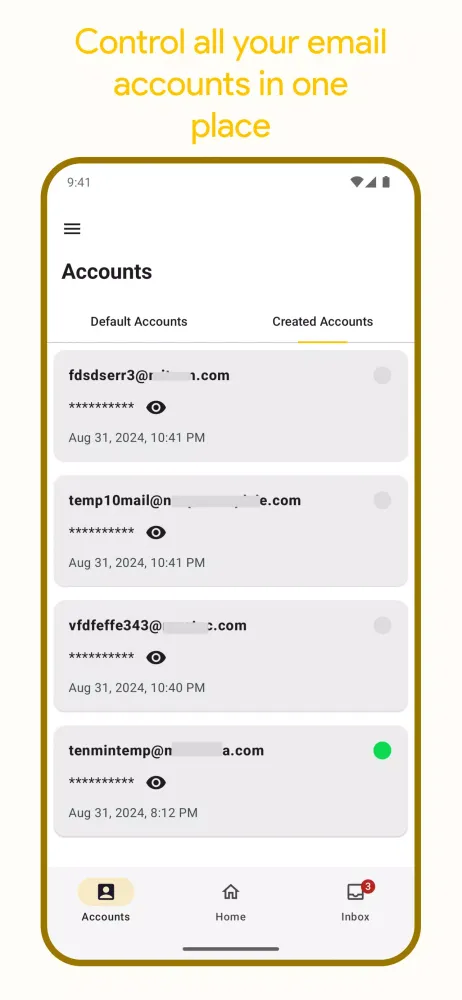 10 Min Mail Screenshots