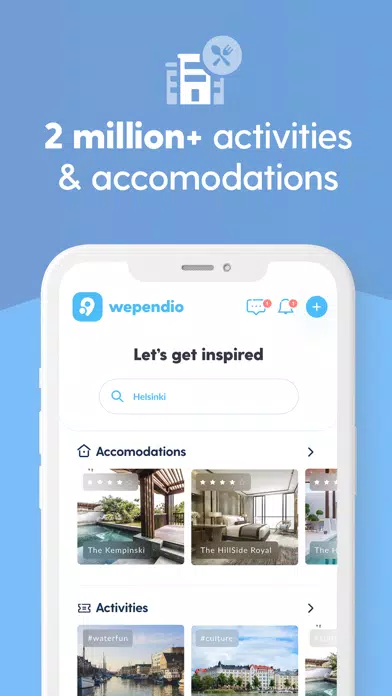 WEPENDIO Social Travel Planner Screenshots
