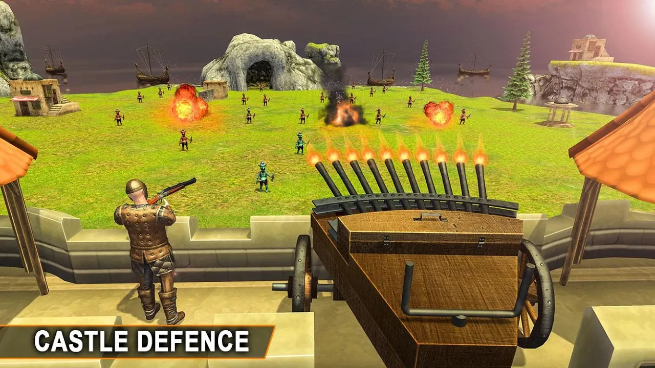 Tangkapan skrin Castle Wall Defense Hero