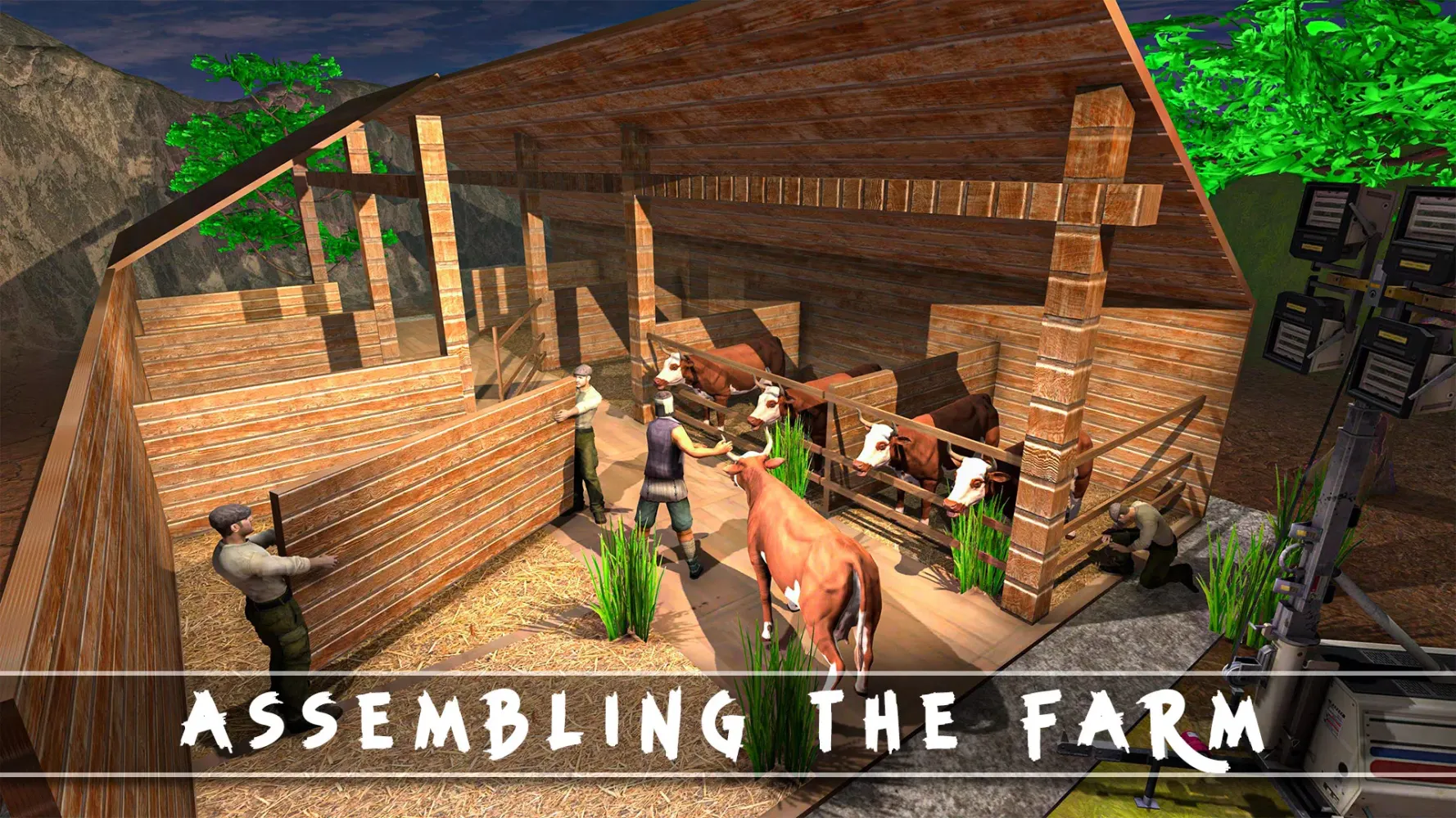 Cattle Farm House Construction Screenshots