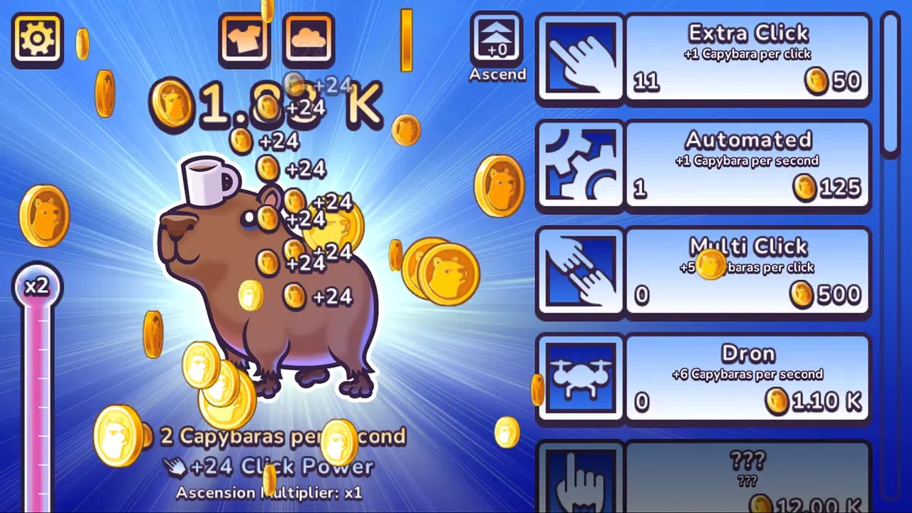 Capybara Clicker Pro Screenshots