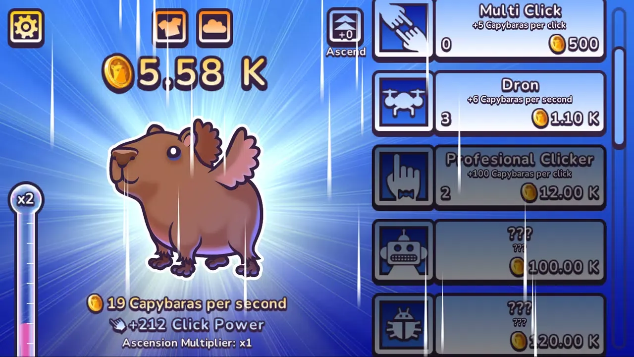 Capybara Clicker Pro Screenshots