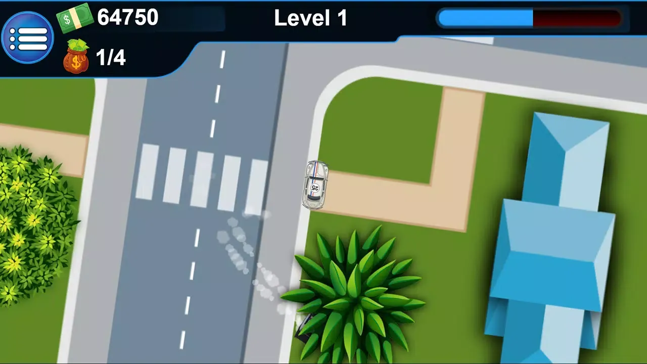 Tangkapan layar Police Chase Drifter