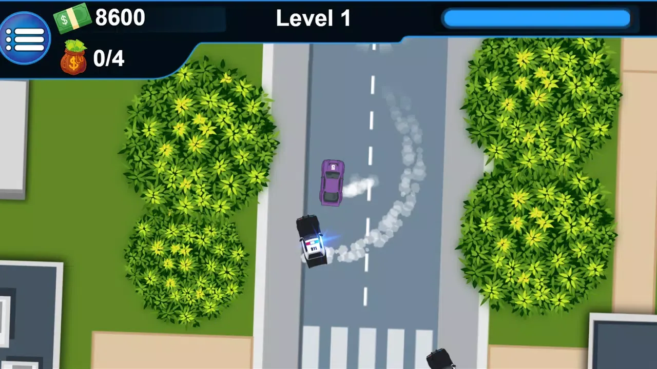 Tangkapan layar Police Chase Drifter