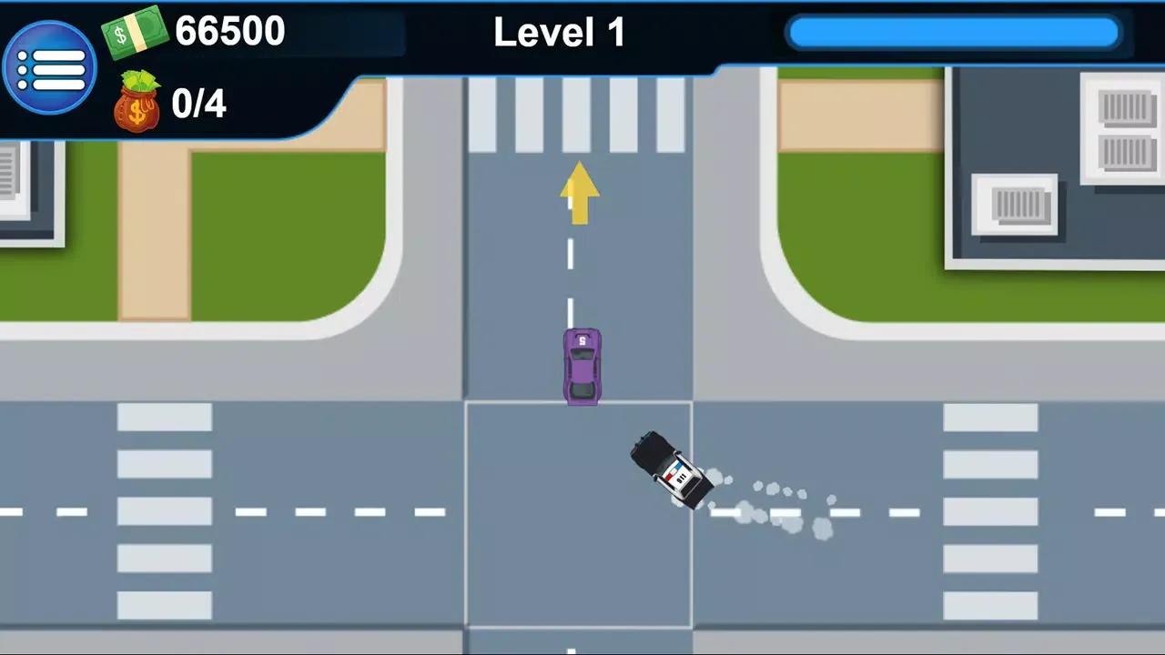 Tangkapan layar Police Chase Drifter