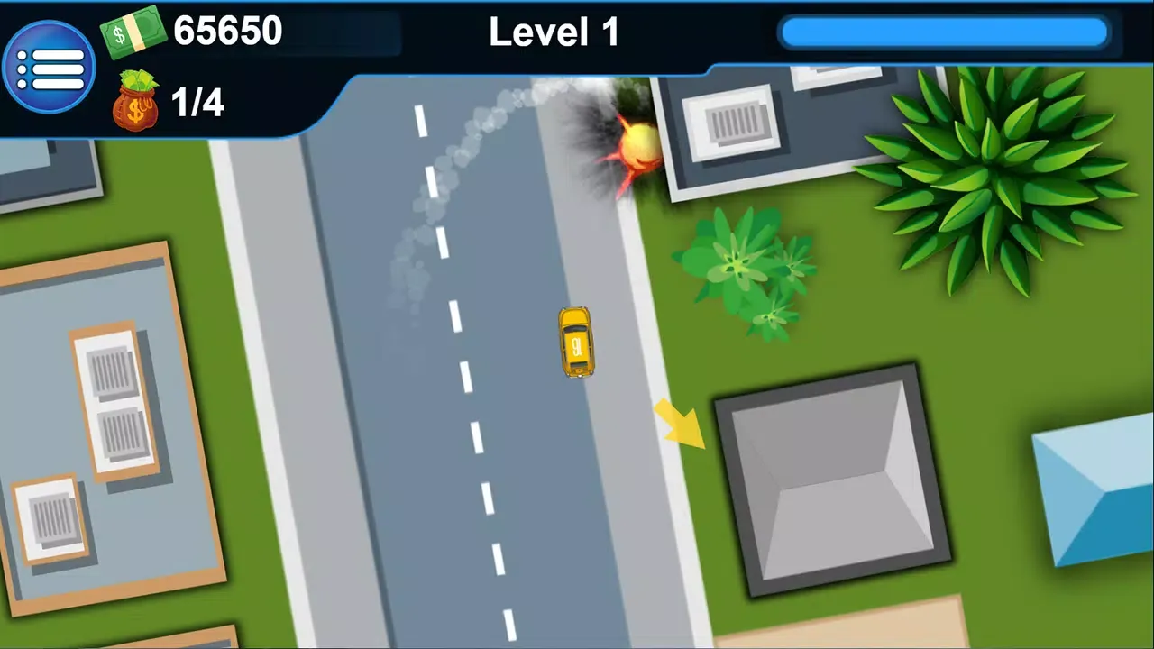 Tangkapan layar Police Chase Drifter