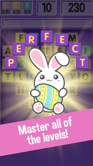 Alpha Bunny - Easter Egg Word Hunt স্ক্রিনশট