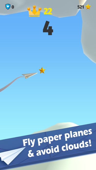 Clouds - Free Flying Paper Airplane Game应用截图