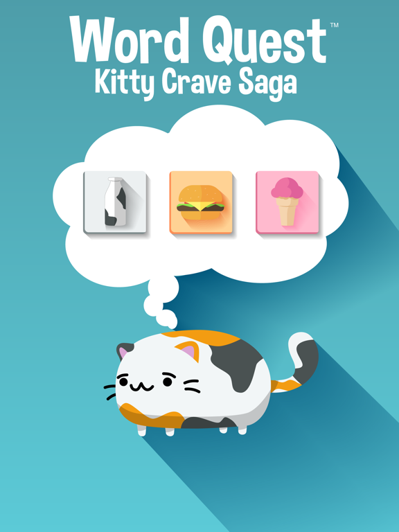 ภาพหน้าจอของ Word Quest: A Free Word Finder Game for Cat Lovers iPad 