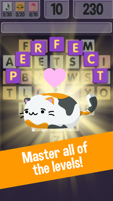 ภาพหน้าจอของ Word Quest: A Free Word Finder Game for Cat Lovers