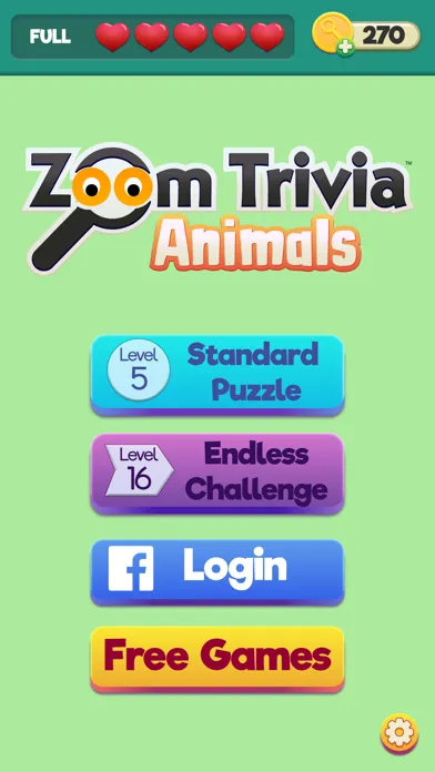 Capturas de tela do Zoom Trivia - Animals Edition