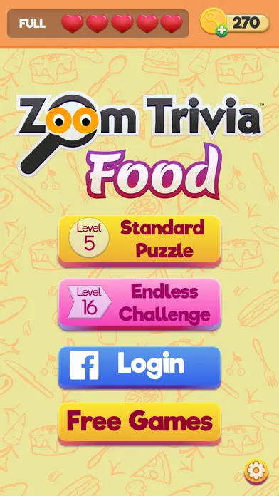 Zoom Trivia - Food Edition应用截图