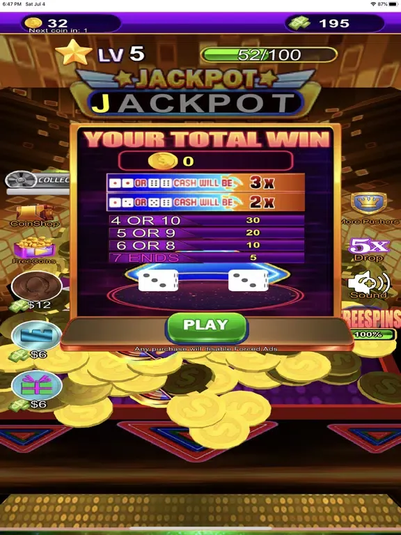 Coin Dozer: Pusher Jackpot iPad  スクリーンショット