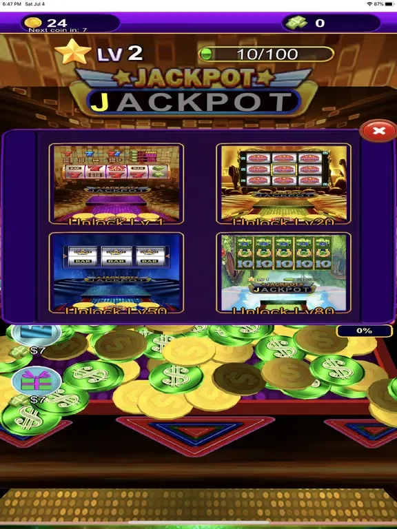 Coin Dozer: Pusher Jackpot iPad  スクリーンショット