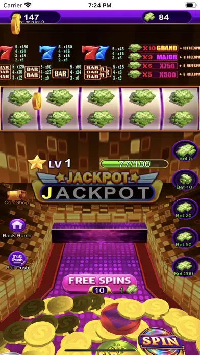 Coin Dozer: Pusher Jackpot スクリーンショット