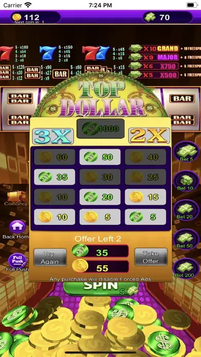 Coin Dozer: Pusher Jackpot スクリーンショット