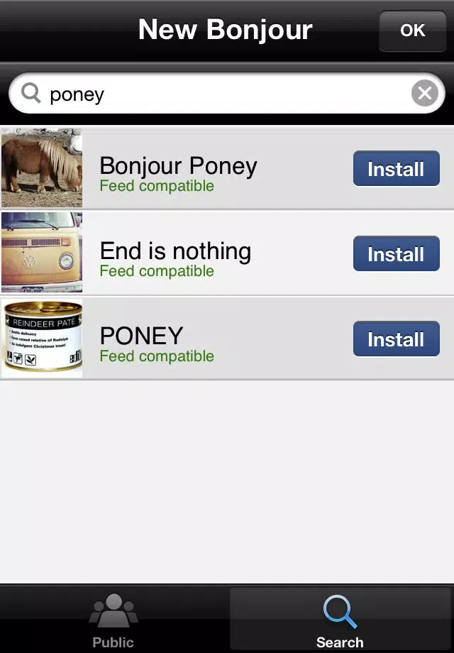 Bonjours - Photoblog reader Screenshots