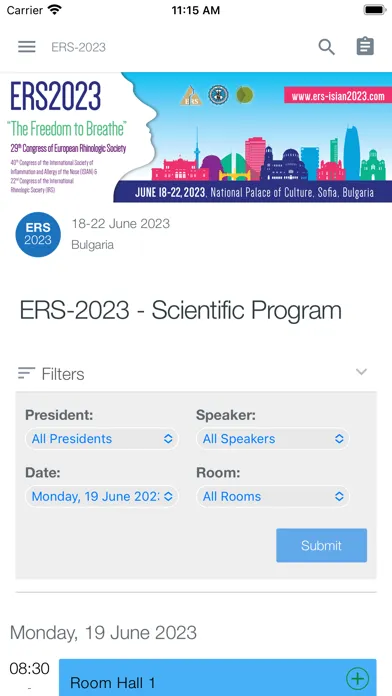 Zrzuty ekranu ERS 2023