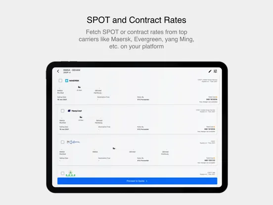 freightify iPad 應用截圖