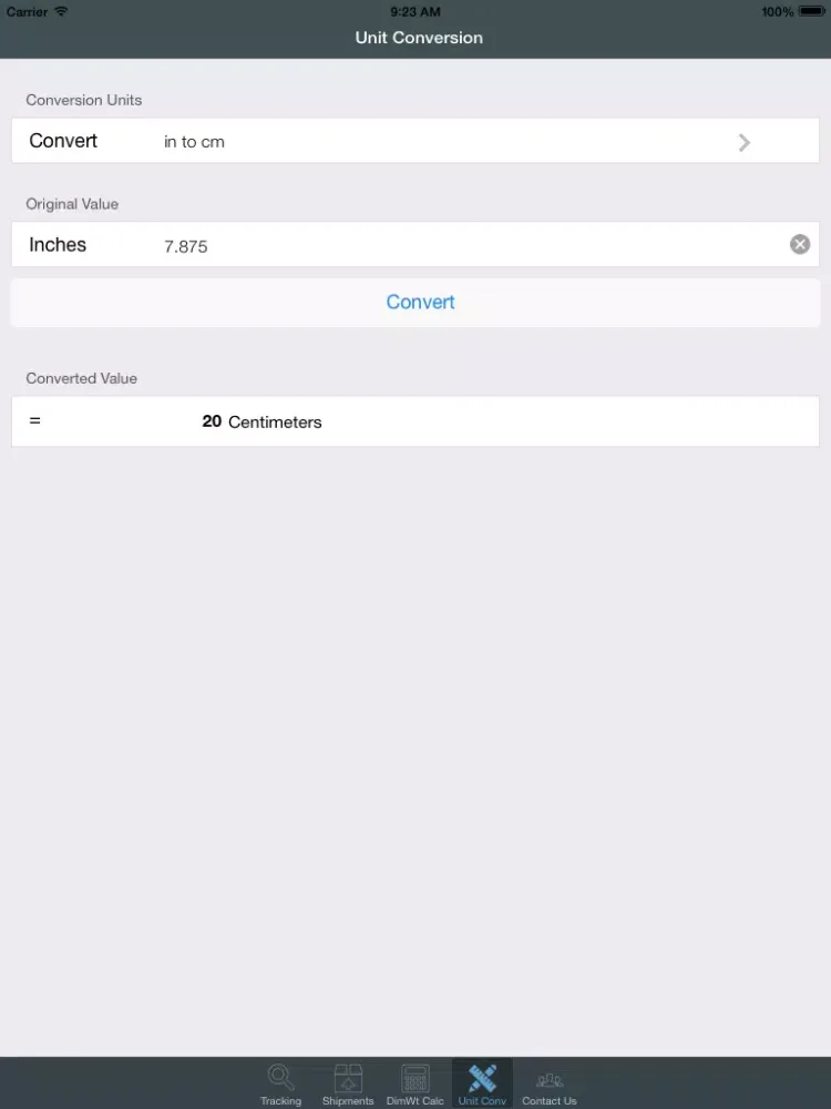 XPO Global Logistics iPad  سکرین شاٹس