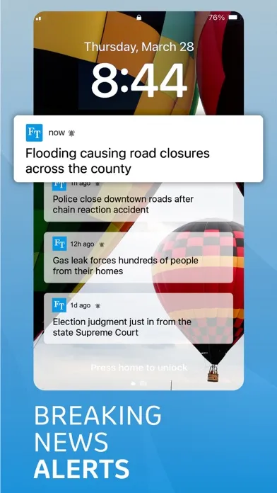 Capturas de tela do Fremont Tribune