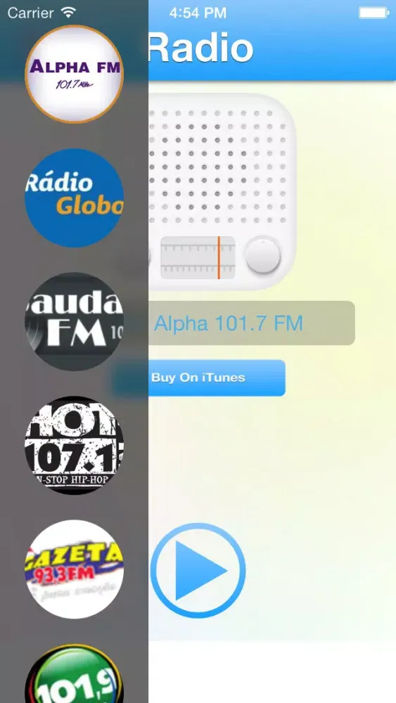 Скриншоты Rádio, Notícias e Música Brasileiro 24h/24h