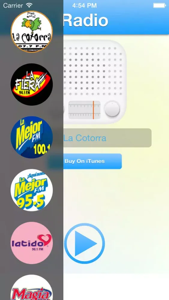 ภาพหน้าจอของ Radio, Noticiario y Música Mexicana 24h/24h