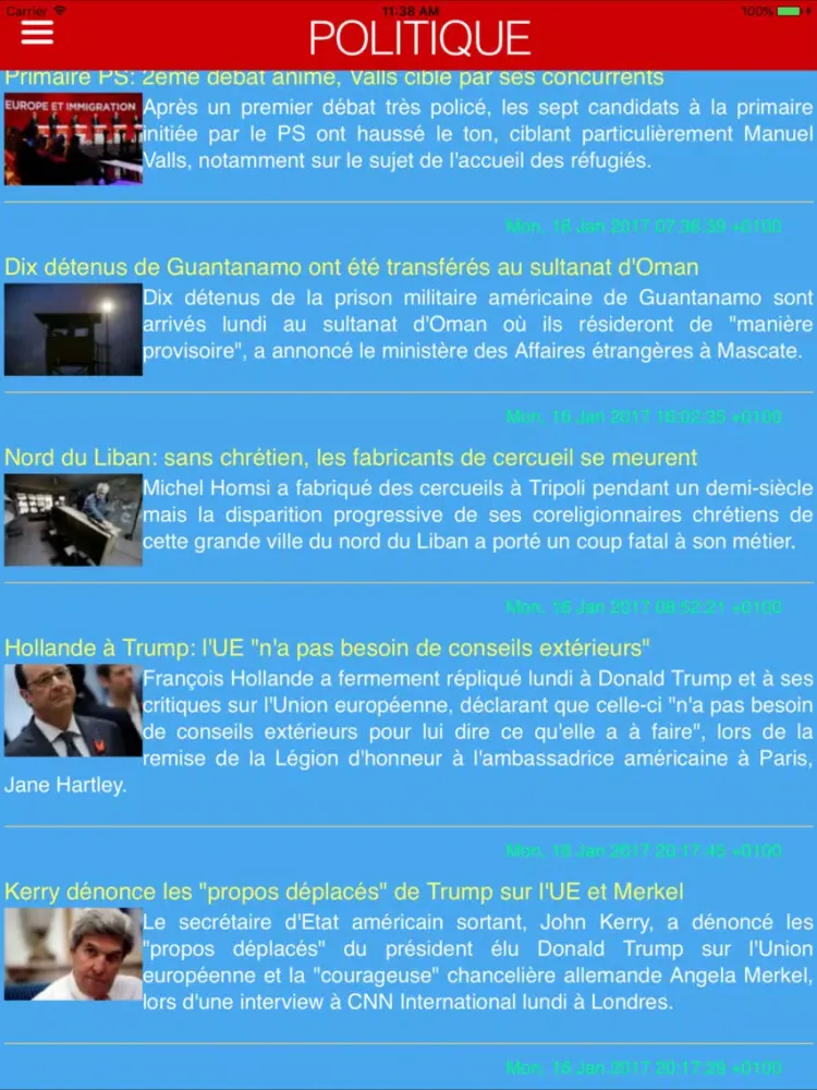 France's news and radio stations. iPad  スクリーンショット
