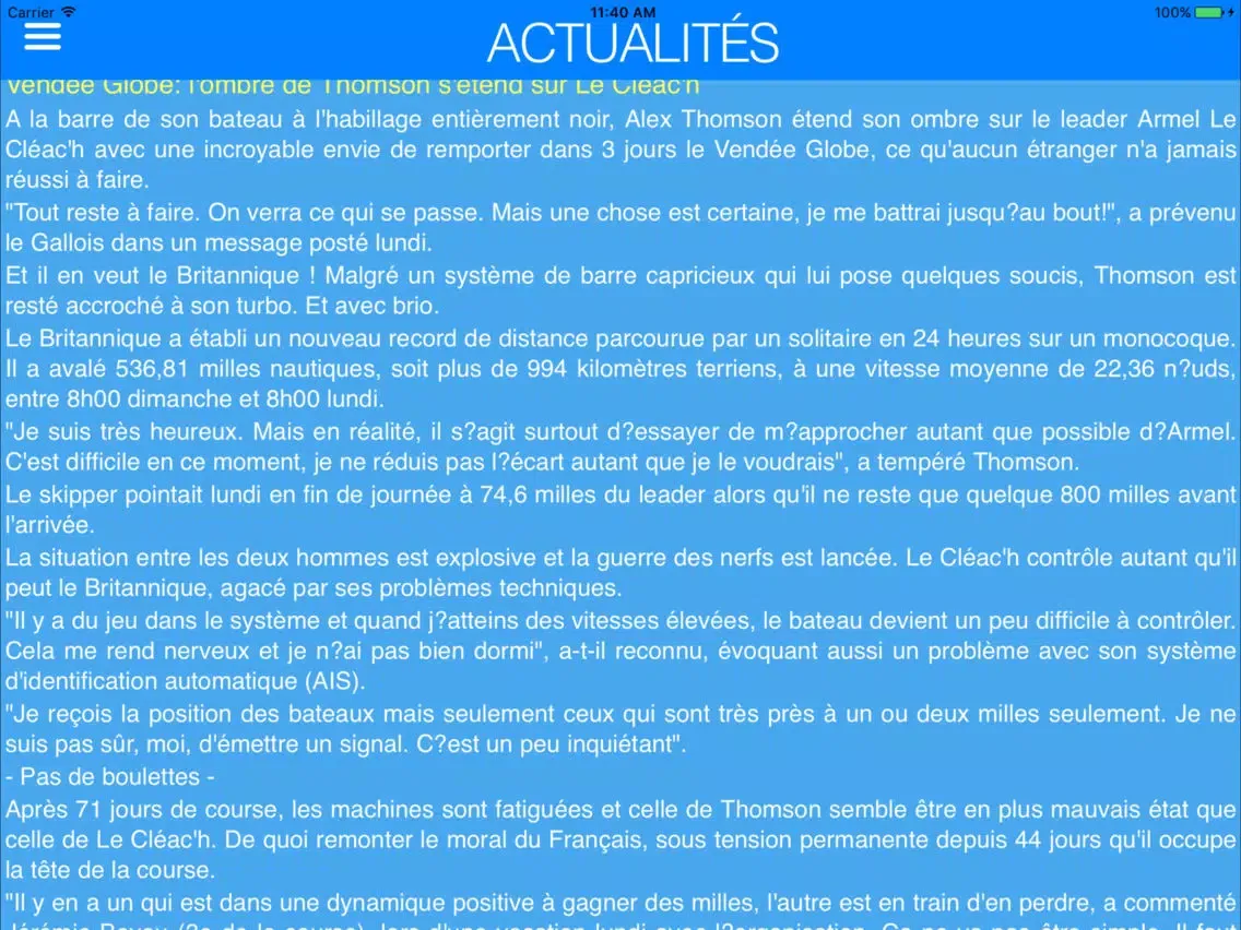 France's news and radio stations. iPad  スクリーンショット