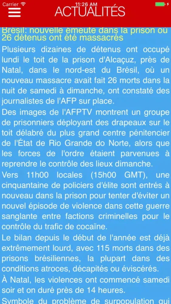 France's news and radio stations. スクリーンショット