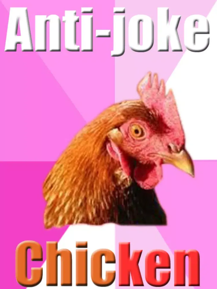 Anti-Joke Chicken meme iPad 应用截图