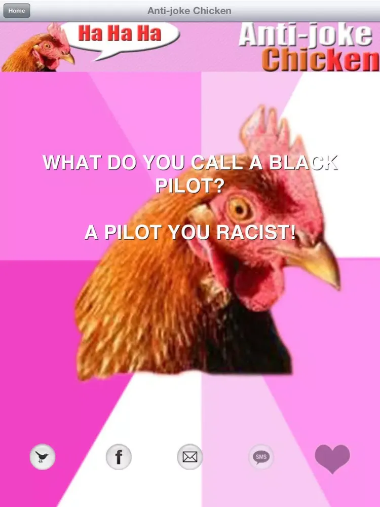 Anti-Joke Chicken meme iPad 应用截图