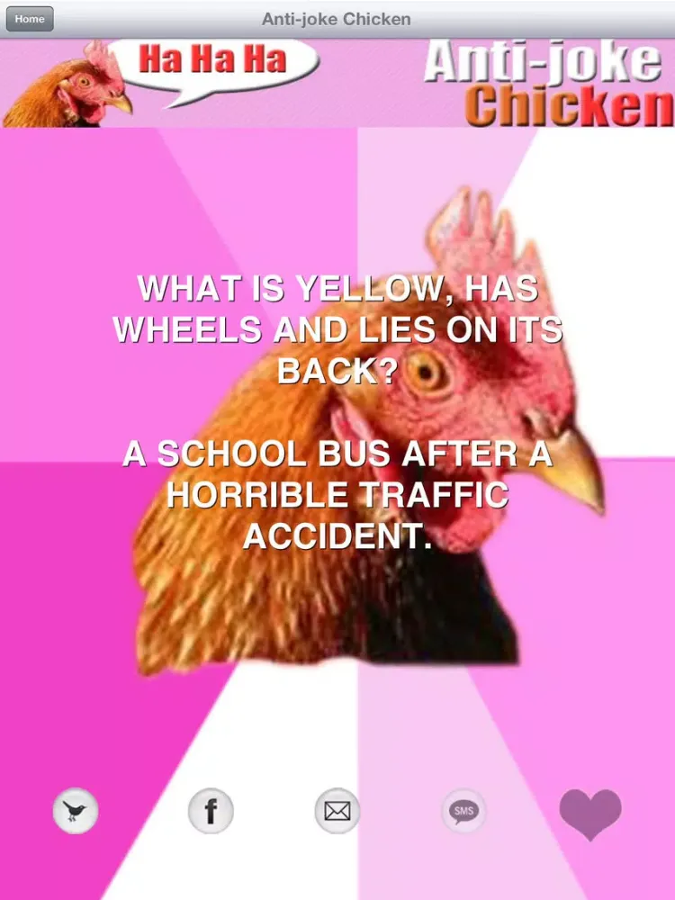 Anti-Joke Chicken meme iPad 应用截图