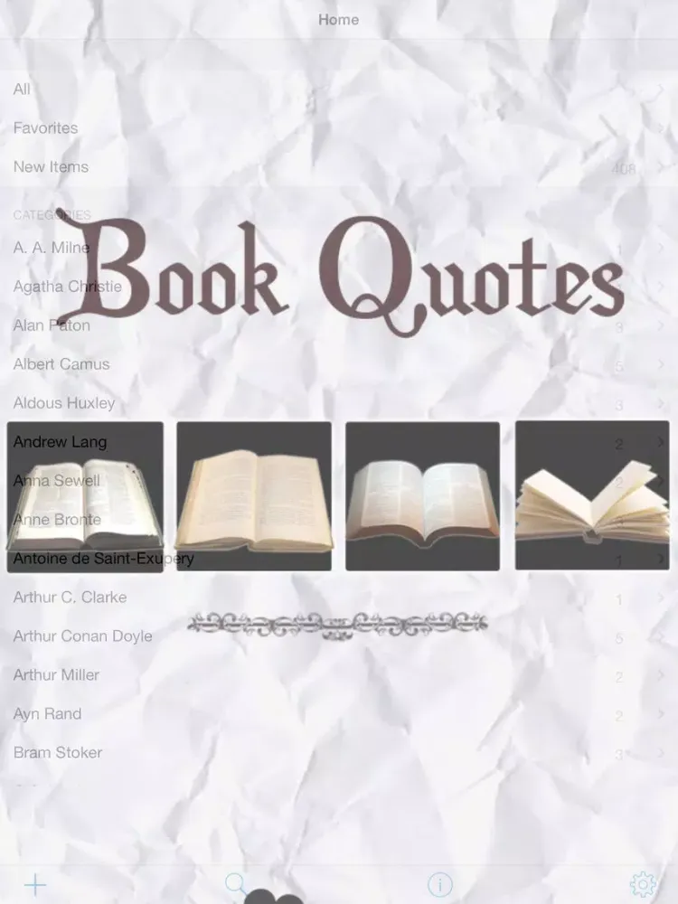 Book Quotes: snippets from great books iPad  Ekran Görüntüleri