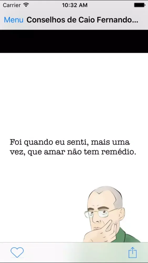 Скриншоты Conselhos de Caio Fernando Abreu