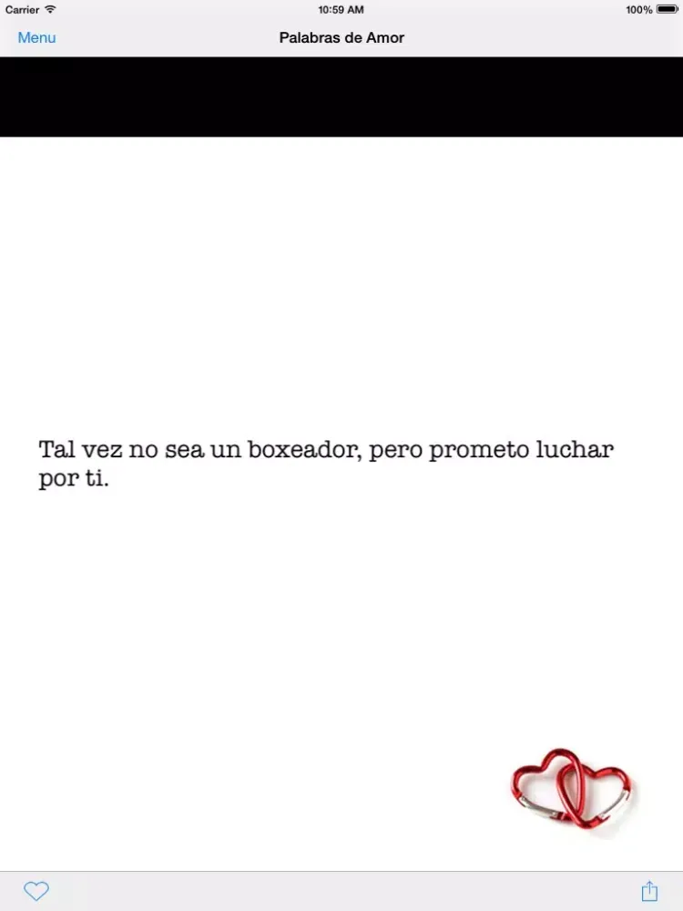 Capturas de tela do Palabras de Amor : Romance en Frases iPad 