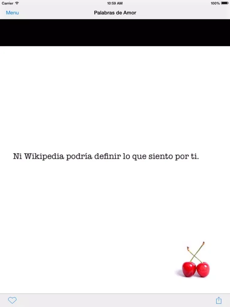 Capturas de tela do Palabras de Amor : Romance en Frases iPad 
