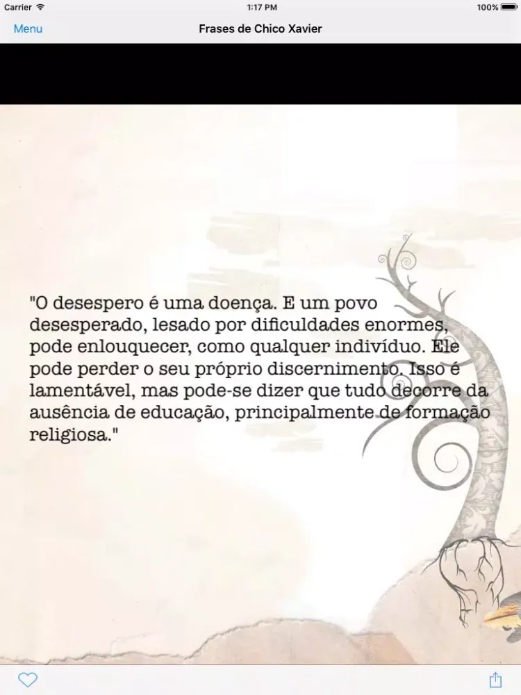 Скриншоты Frases de Chico Xavier iPad 