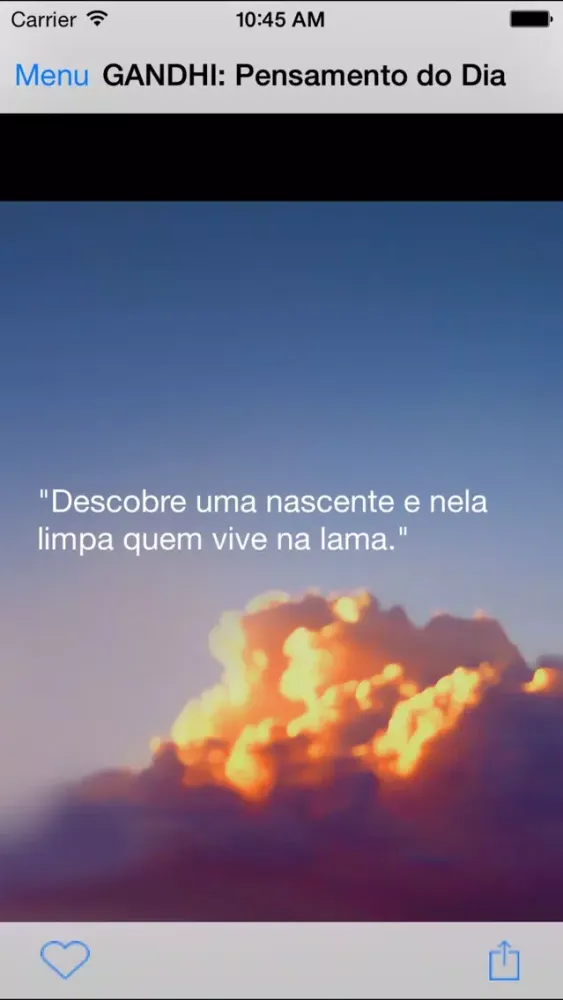 Screenshot di GANDHI: Pensamento do Dia
