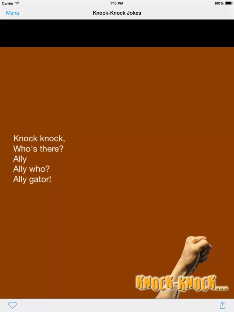 Zrzuty ekranu Knock-Knock Jokes! iPad 
