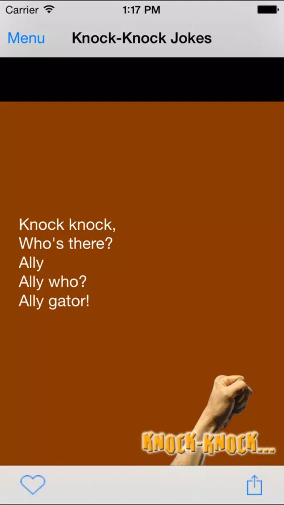 Zrzuty ekranu Knock-Knock Jokes!