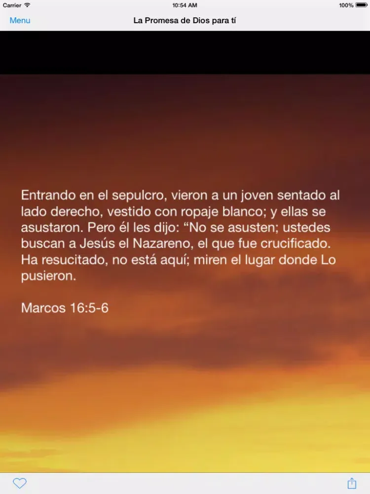 Captures d'écran de La Promesa de Dios para ti iPad 
