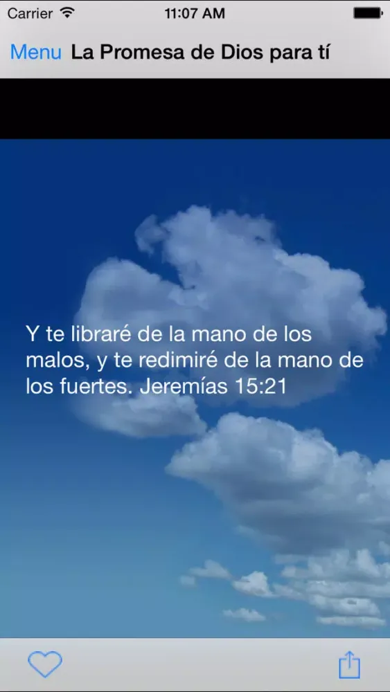 Captures d'écran de La Promesa de Dios para ti