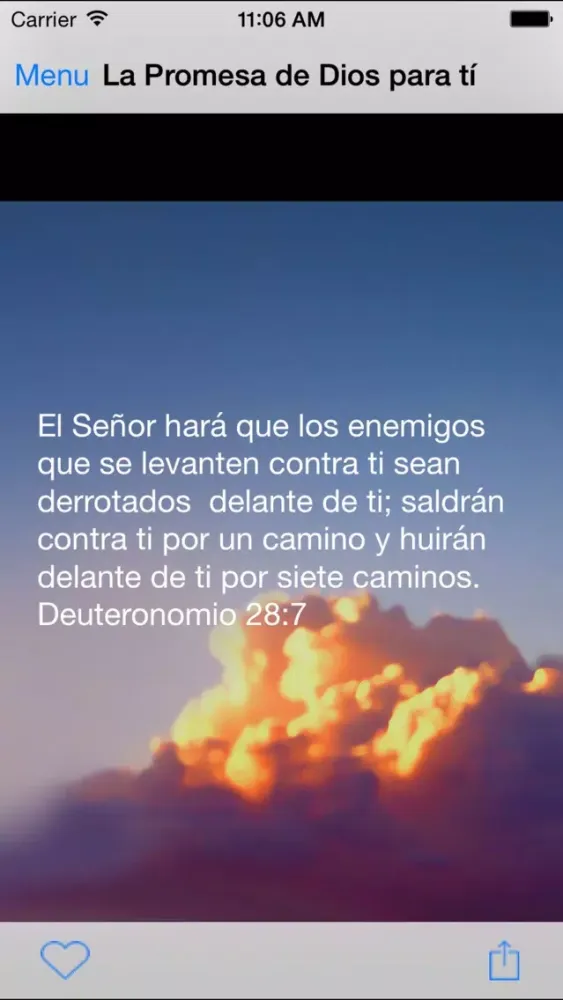 Captures d'écran de La Promesa de Dios para ti