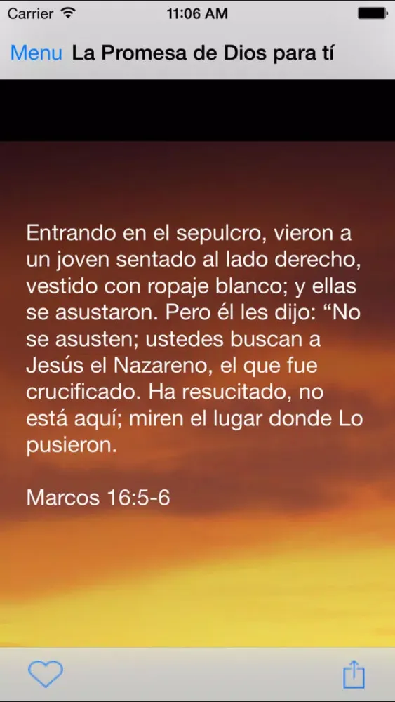 Captures d'écran de La Promesa de Dios para ti