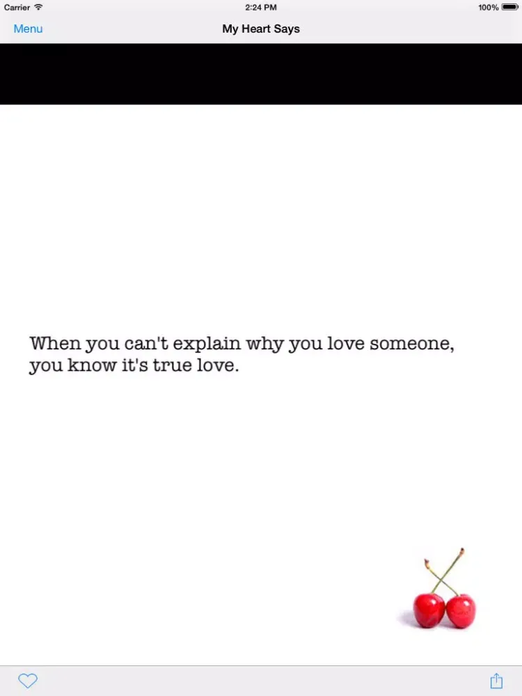 My Heart Says: Love Quotes iPad  スクリーンショット